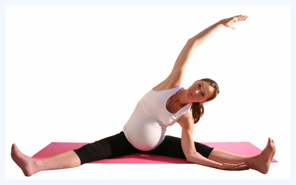 Pregnant Young Woman Doing Prenatal Yoga Garland Malasana Pose Stock Photo  - Download Image Now - iStock