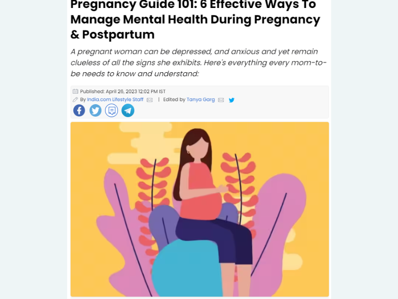 Pregnancy Guide 101: 6 Effective Ways To Manage Mental Health During  Pregnancy & Postpartum - Motherhood Hospitals India