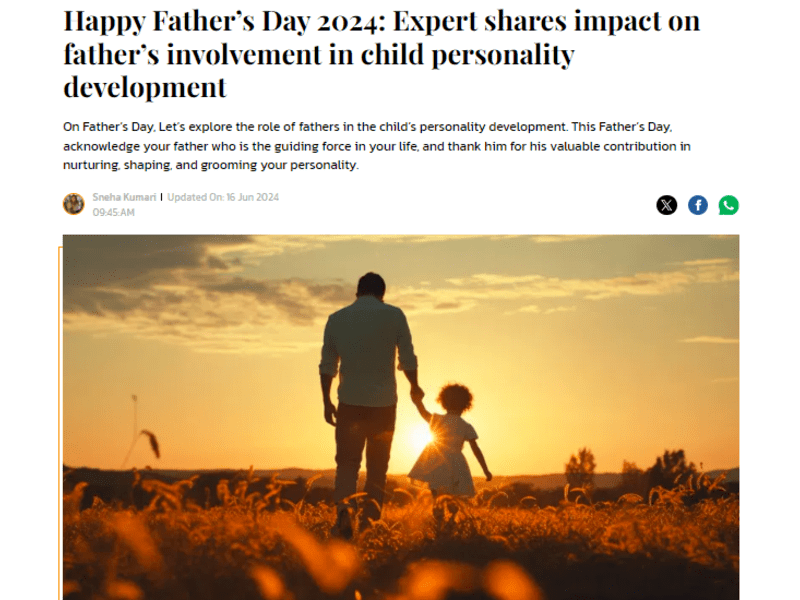 Happy Father's Day 2024: Expert shares impact on father's involvement in child personality development